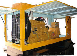 万柏林移动电站(移动柴油发电机组) 万柏林移动电站(移动柴油发电机组)